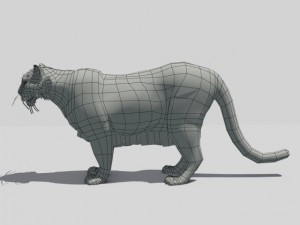black panther 3D Model