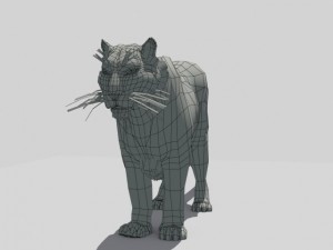 black panther 3D Model