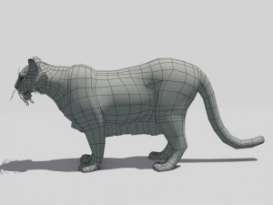 mountain lion Modelo 3D