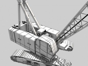 yard crane Modello 3D