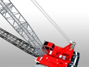 यार्ड क्रेन 3D मॉडल