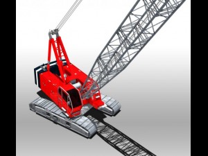 yard crane Modello 3D