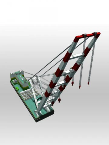 barge-grue Modèle 3D .c4d .max .obj .3ds .fbx .stl .blend 