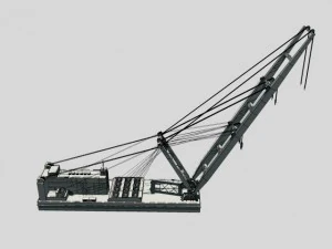 barge-grue Modèle 3D