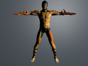 dark ninja 3D Model