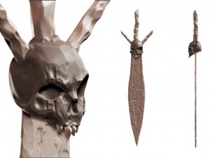 decorative sword 3D Model