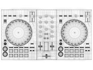 DJ controller Pioneer DDJ-SB3 3D 모델