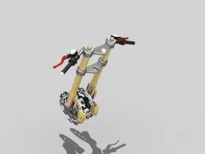 motorcycle front suspension 3D Model