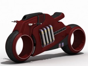 futuristic 3d motorcycle 3D Model