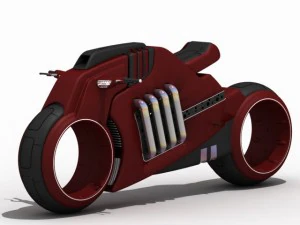 भविष्य की 3डी मोटरसाइकिल 3D मॉडल