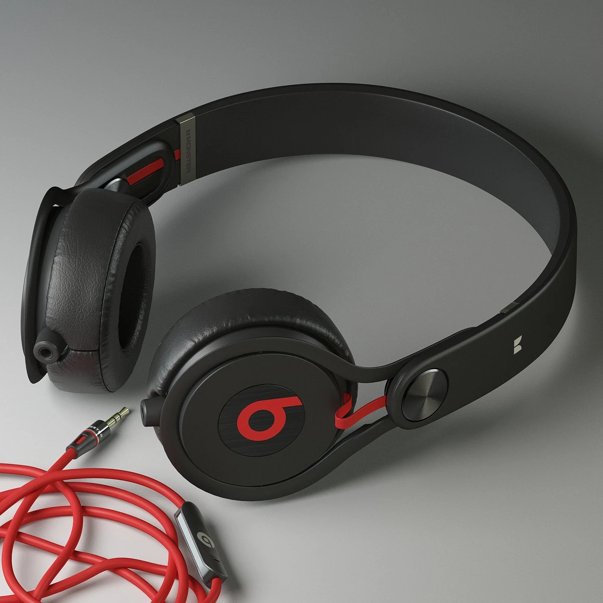 headphones beats mixr 3D Model .c4d .max .obj .3ds .fbx .stl .blend
