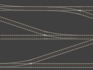 railway track sections Modelo 3D