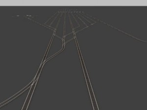 railway track sections Modelo 3D