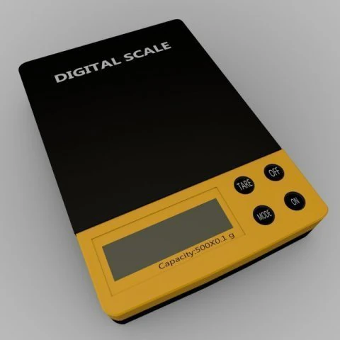 skala cyfrowa Model 3D .c4d .max .obj .3ds .fbx .stl .blend 