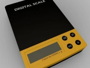 цифрова вага 3D Модель