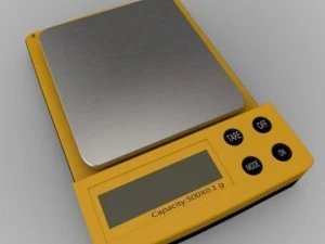 skala cyfrowa Model 3D