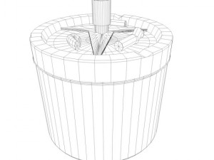 spinning ashtray Modèle 3D