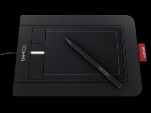 wacom bamboo pen and touch drawing tablet 3D Model