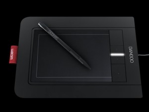 wacom bamboo pen and touch drawing tablet 3Dモデル