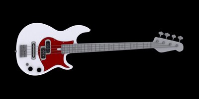 bass guitar music jam party fun concert band cool Modelo 3D .c4d .max .obj .3ds .fbx .stl .blend 