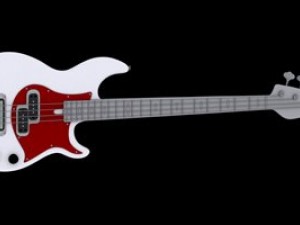 bass guitar music jam party fun concert band cool 3D Model