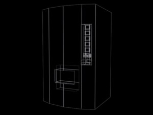 soda machine Modello 3D