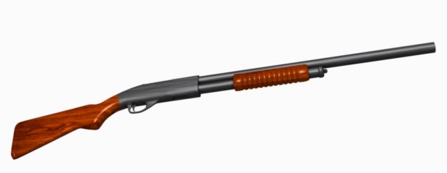 shotgun 3D Модель .c4d .max .obj .3ds .fbx .stl .blend 