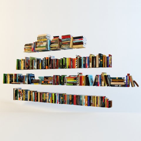 books 3D 模型 .c4d .max .obj .3ds .fbx .stl .blend