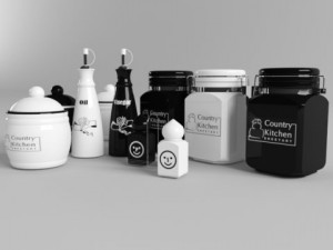 kitchen accessories Modello 3D