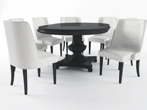 麦斯威尔餐桌 3D 模型