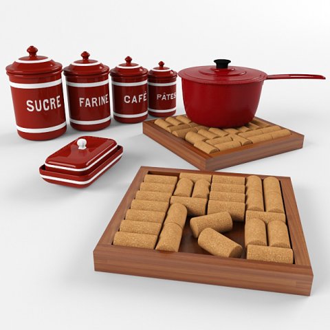 kitchen detail Model 3D .c4d .max .obj .3ds .fbx .stl .blend