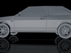 rusty car 3D 模型