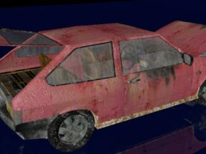 rusty car 3D Model