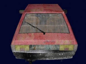 rusty car 3D 模型