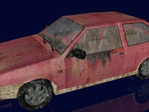 rusty car 3D Model