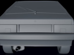 rusty car 3D 模型