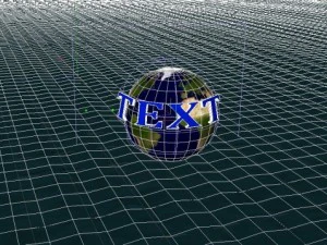 bola do mar e rota&ccedil;&atilde;o da c&acirc;mera Modelo 3D