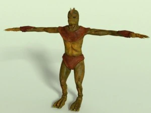 bataklık canavarı 3D Model