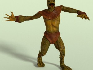 swampmonster Modello 3D