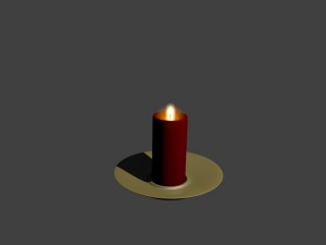 candle Model 3D