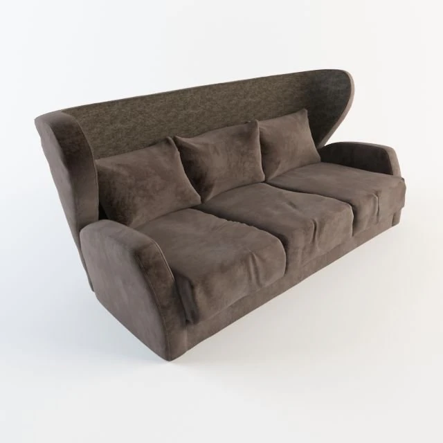 divano chloe sofa art chl3 trinity 3D Model .c4d .max .obj .3ds .fbx .stl .blend
