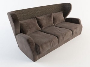 divano chloe sofa art chl3 trinity 3D-Modell