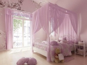 pink bedroom 3D-Modell