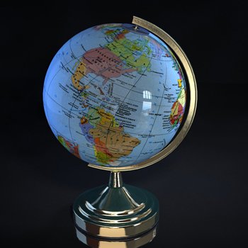 world globe Modelo 3D .c4d .max .obj .3ds .fbx .stl .blend 