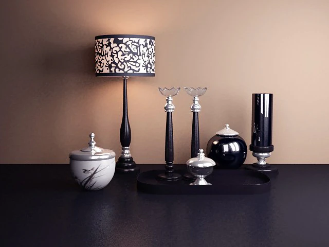 jewelry modern dream of paris art 3D Model .c4d .max .obj .3ds .fbx .stl .blend 