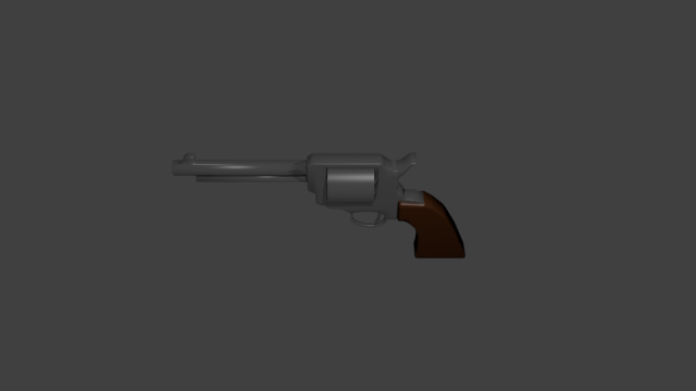 cowboy revolver Modèle 3D .c4d .max .obj .3ds .fbx .stl .blend 