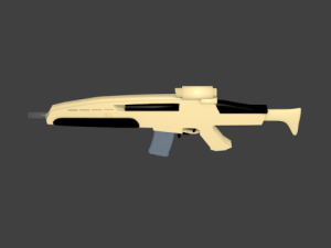 xm8 carbine Model 3D
