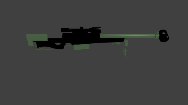 accuarcy international arctic warfare 50 sniper 3D मॉडल .c4d .max .obj .3ds .fbx .stl .blend 