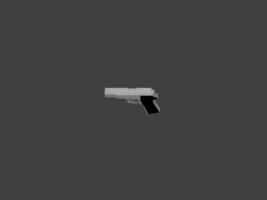 colt double eagle pistol Model 3D