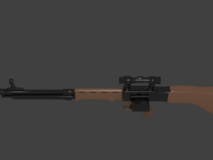 fg42 paratrooper rifle Model 3D